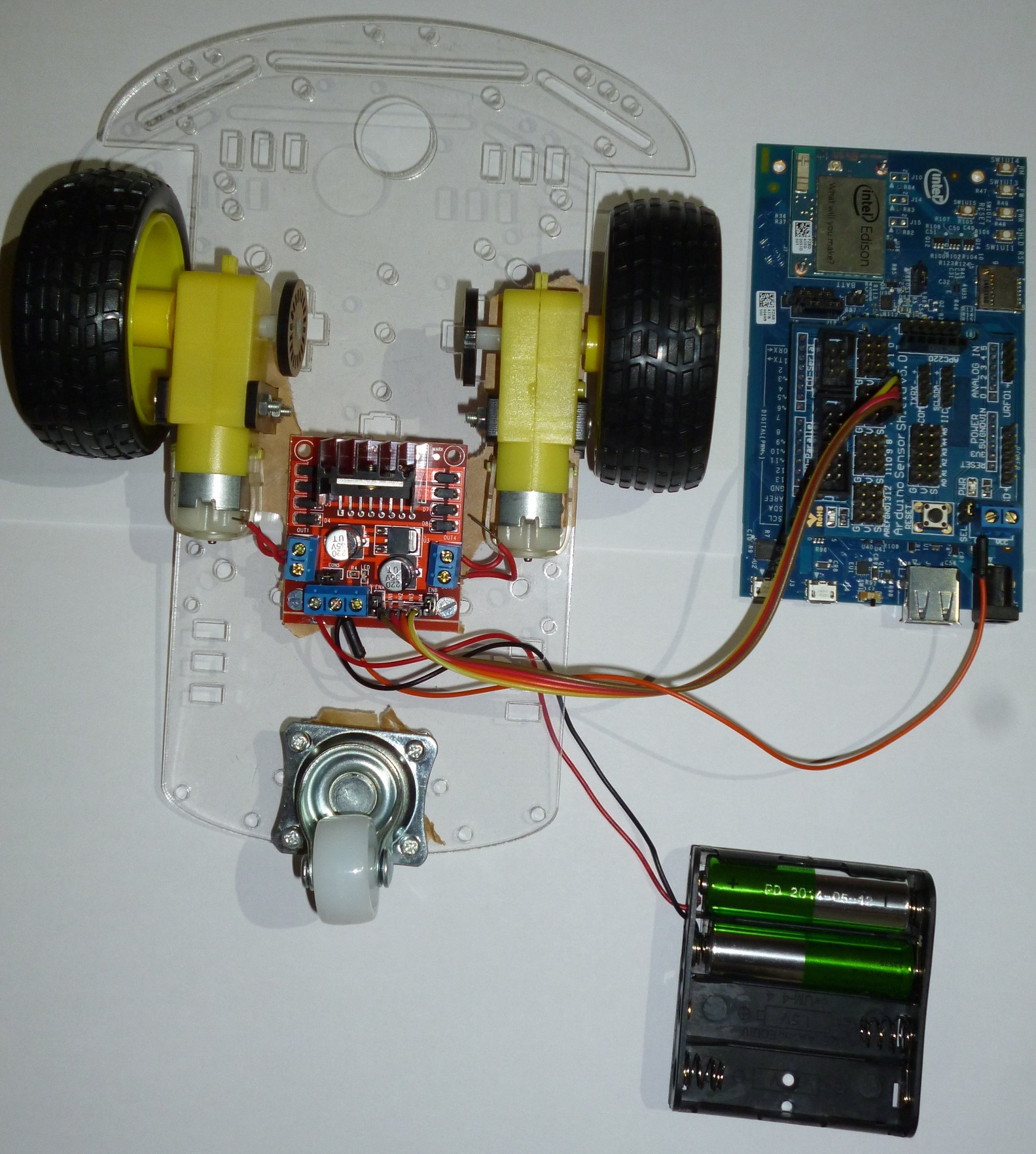 Intel Edison SmartCar V1